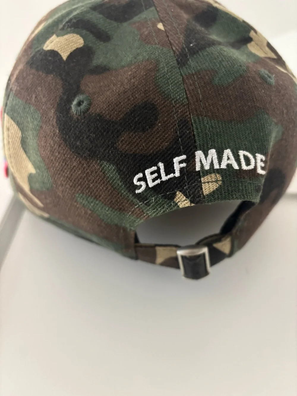 Camouflage Snapback Hat with Neon 'Stript' Embroidery - STRIPT CAMO HAT - Picture 8 of 8